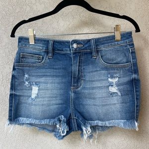 windsor | medium denim high waisted shorts | size m